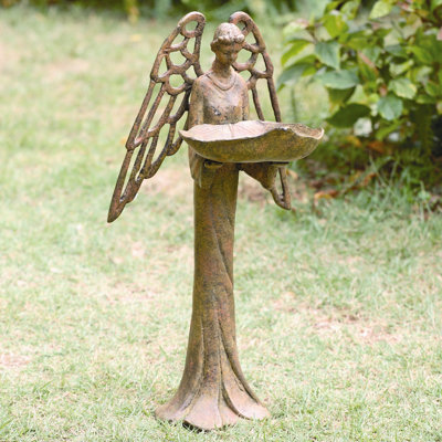 Metal Freestanding Tray Bird Feeder