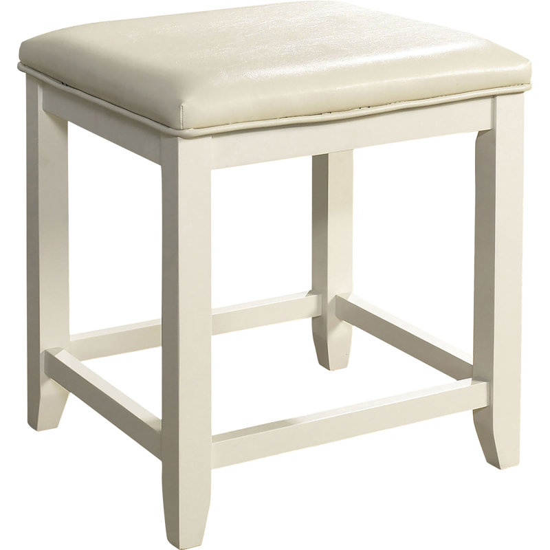 Tabouret de coiffeuse McCook, Blanc
