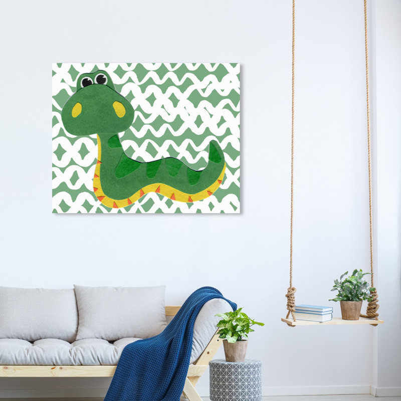 Art sur toile serpiente Farrar, H 36 po x l 45 po x P 1,5 po