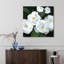 Verre trempé Vetro De Arte "White Blossom Serenity I"