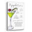  «Appletini Recipe» par Susan Ball, art mural en verre acrylique, 24 po x 36 po-2040045823