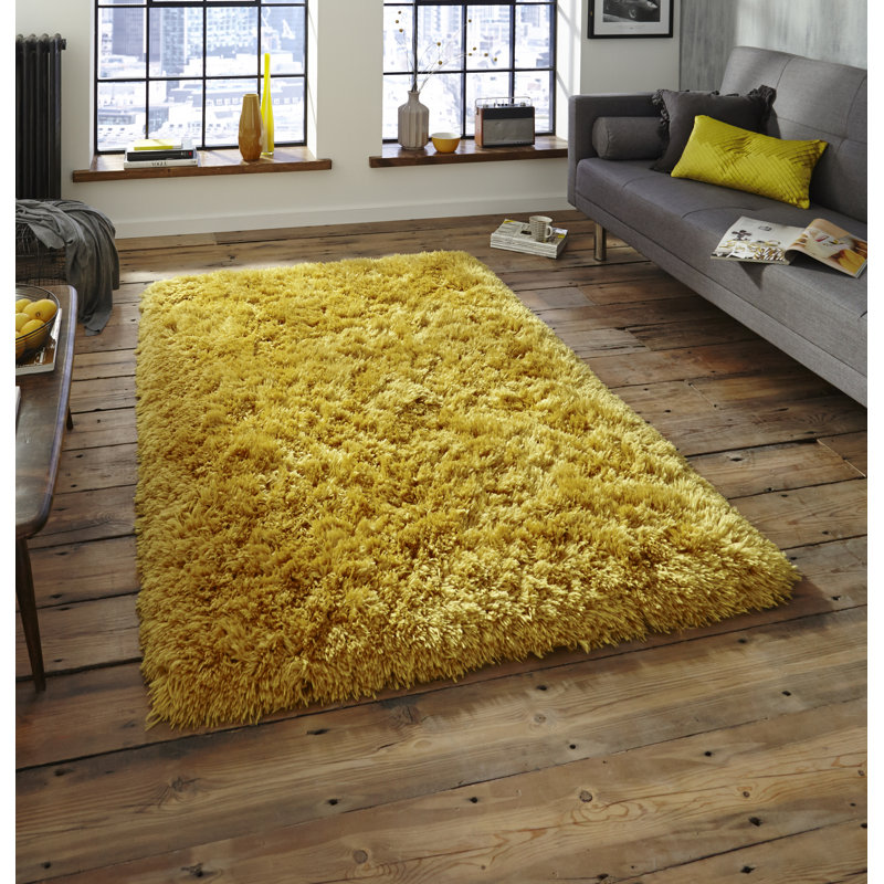 Trevon Solid Colour Area Rug, Rectangle 60 x 120cm