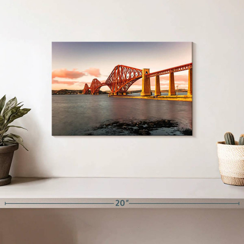Lilie Forth Railway Bridge, 8" H x 12" W