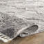 Tapis abstrait gris clair Russo-1698205251