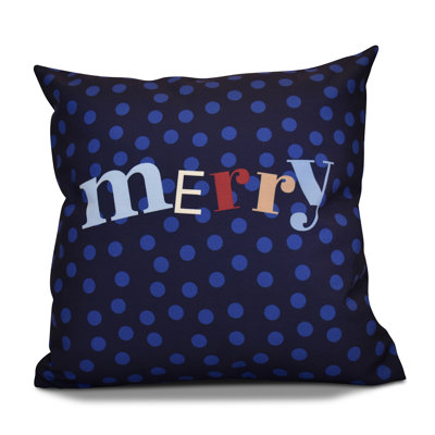 Housse de coussin d'extérieur carré Coastal Christmas