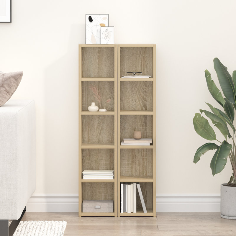 CD Multimedia Storage Rack, Sonoma Oak