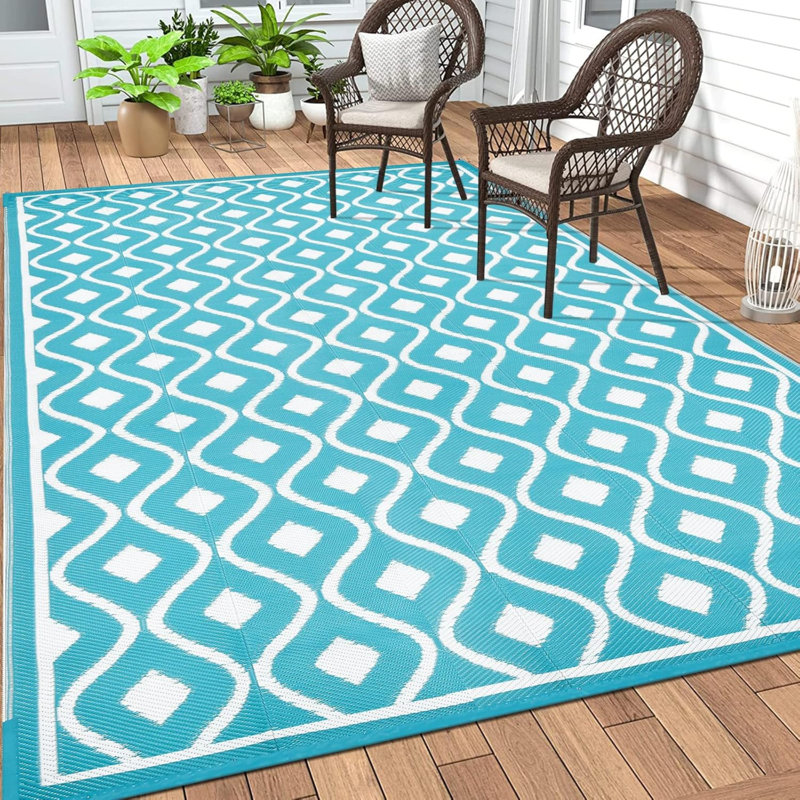 Outdoor Rug, Rectangle 8" x 10"