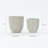 2-Piece Mediterranean Striped Tapered Round Plastic Planters Set-380374265