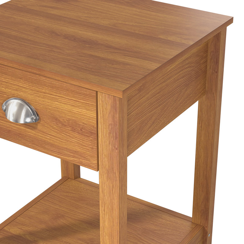 Ensemble de chambre à coucher 3 pièces Arduina, Noyer ambré