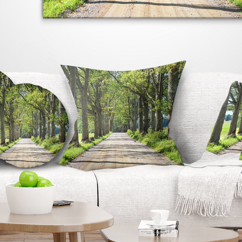 Coussin décoratif Paysage, 16 po x 1 po, Coussin décoratif