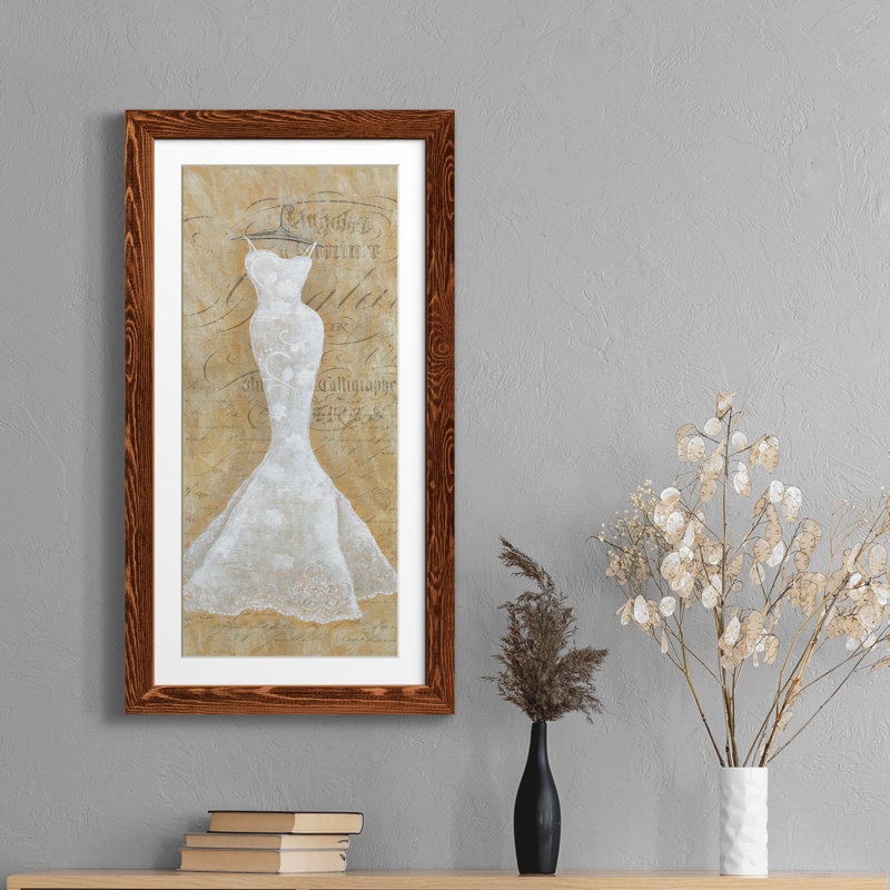 «Silver Wedding IV», reproduction d'art sur toile encadrée, Érable