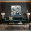 Art mural sur toile beige-1789944494