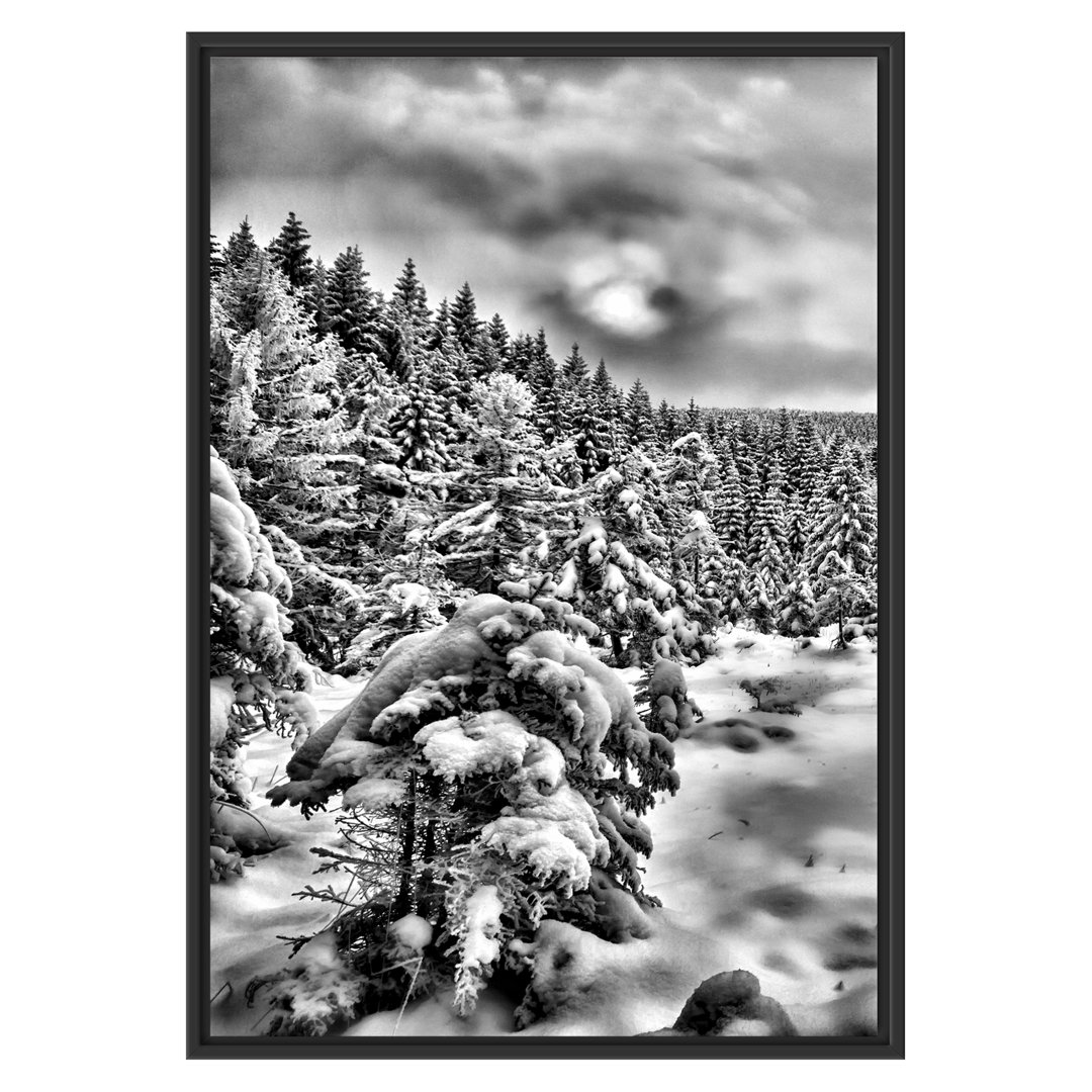 Gerahmtes Poster Winterlandschaft