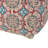 Upholstered Polyester Blend Ottoman