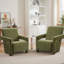 Fauteuil d'appoint rembourré en chenille Castillon Modern-991457351