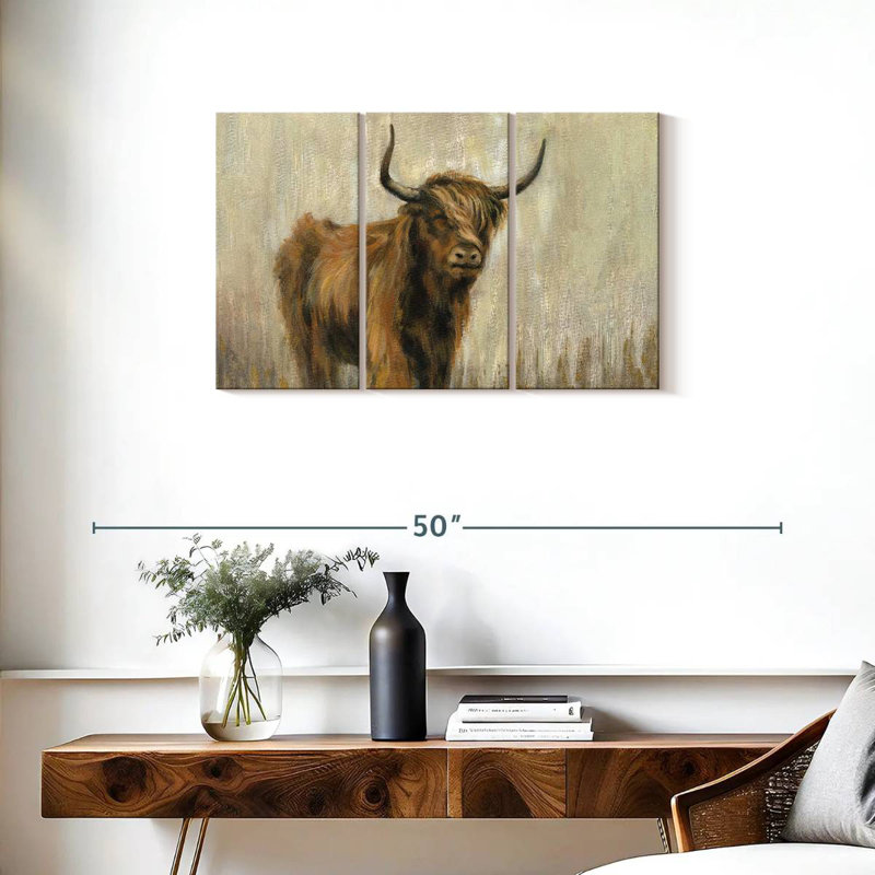 Highland Mountain Cow I, 20" H x 33" W