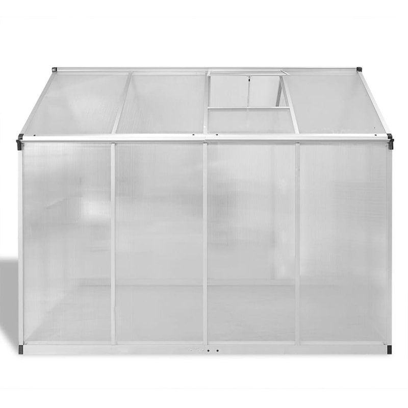 118.9' W x 74.8' D Hobby Greenhouse, 76.9" H x 74.9" W x 95.2" D