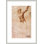 Esquisse d'un homme nu (W. 4 recto) par Michel-Ange Buonarroti - Estampe numérique encadrée