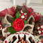 Horse Racing Wreath With Roses Handmade Deco Mesh