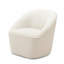 Fauteuil pivotant Anson Boucle