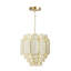 Lustre Capiz et métal à 4 niveaux Abbington Gatsby-95822353
