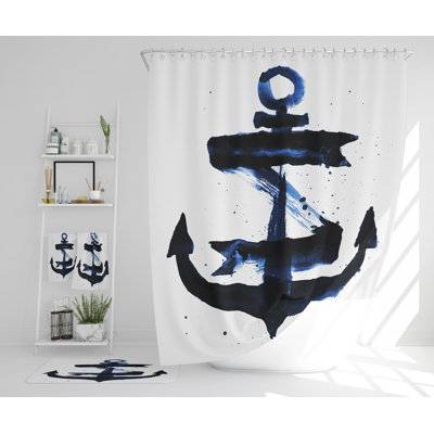 Nayelis Polyester Shower Curtain Set