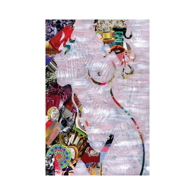 Nu - reproduction d'art graphique sur toile tendue, H 26 po x l 18 po x P 1,5 po