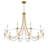 Mayfair 10-Light Chandelier in Warm Brass and Chrome-1397242965-1397242964