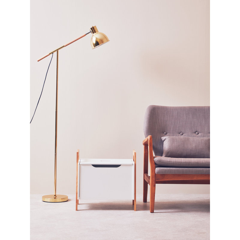 155cm Brushed Column Floor Lamp
