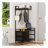 33.1" Wide Hall Tree With 2 Movable Drawers, Shoe Storage, Shelves And Garment Racks, 5-In-1 Entryway Bench With 23 Hooks