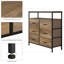 Hutton Iron 80 cm W Chest of 6 Drawers-1957544478