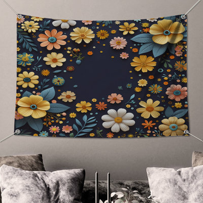 Tapisserie florale - Décoration murale nature