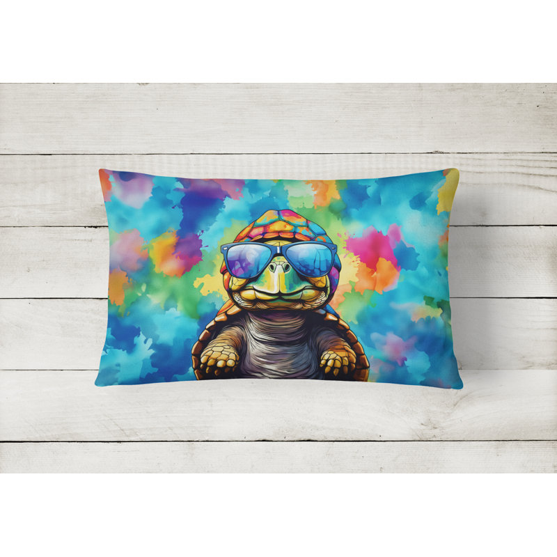 Hippie Animals Outdoor Throw Pillow