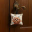 Ornement suspendu en tissu rouge Lhasa Apso-2087200835