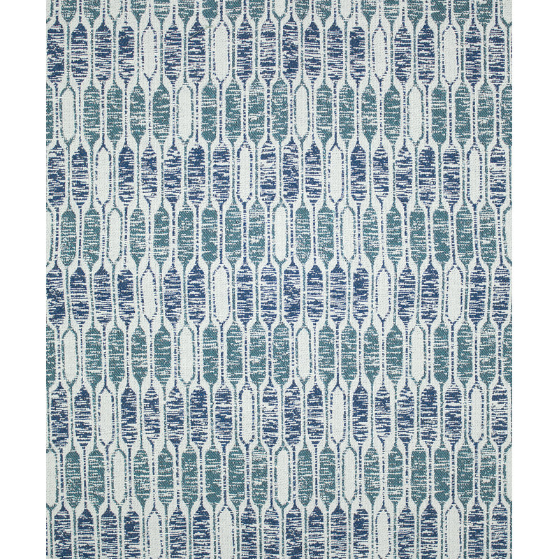 Sunny Vale Fabric, Blue/Turquoise/Ivory