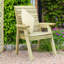 Straka 4 - Person Wood Patio Dining Set with Round Table