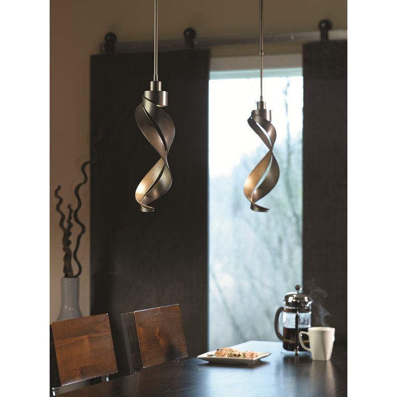 Folio 1 - Light Unique/Statement Geometric Pendant, Bronze