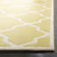 Tapis doré / ivoire en laine touffeté à la main à motif géométrique Carolene-911986226