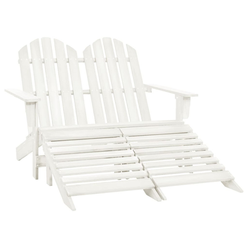 Coury Sun Lounger, White