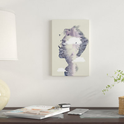 «Double Exposure Hair IV», impression sur toile