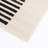 Bridgeman Cream/Black Mid-Century Modern Stripe Area Rug-683331990