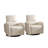 33.8" Wide Modern Comfortable Swivel And Rocker Power Recliner With USB Port (Set Of 2)-163948493