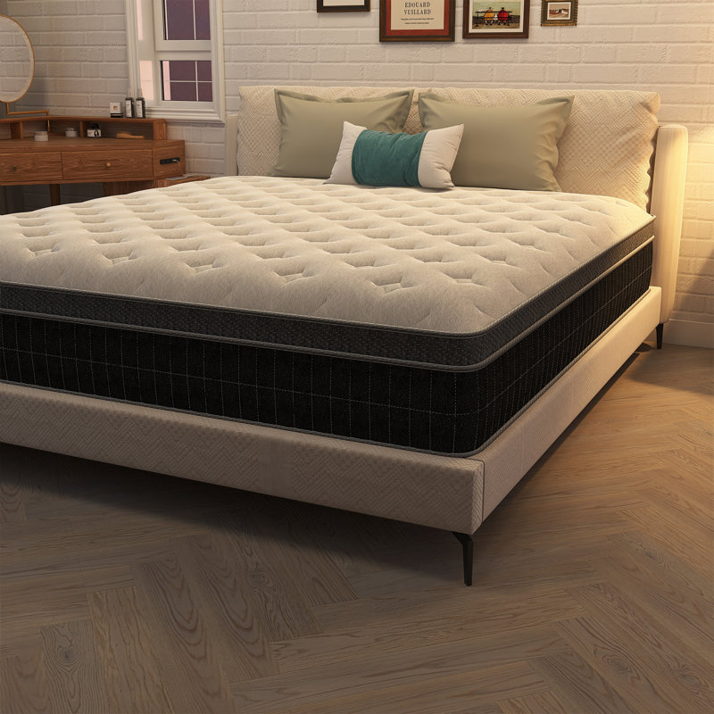 Trina Medium Memory Foam Pocket Spring Hybrid Mattress, Queen, High Profile (12")