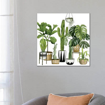 Plant Haven I 1 Piece Wrapped Canvas Wall Art