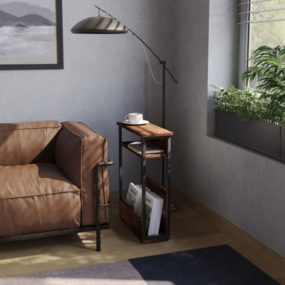 Ancika Solid Wood End Table