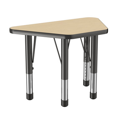 Trapezoid T-Mold Adjustable Height Activity Table