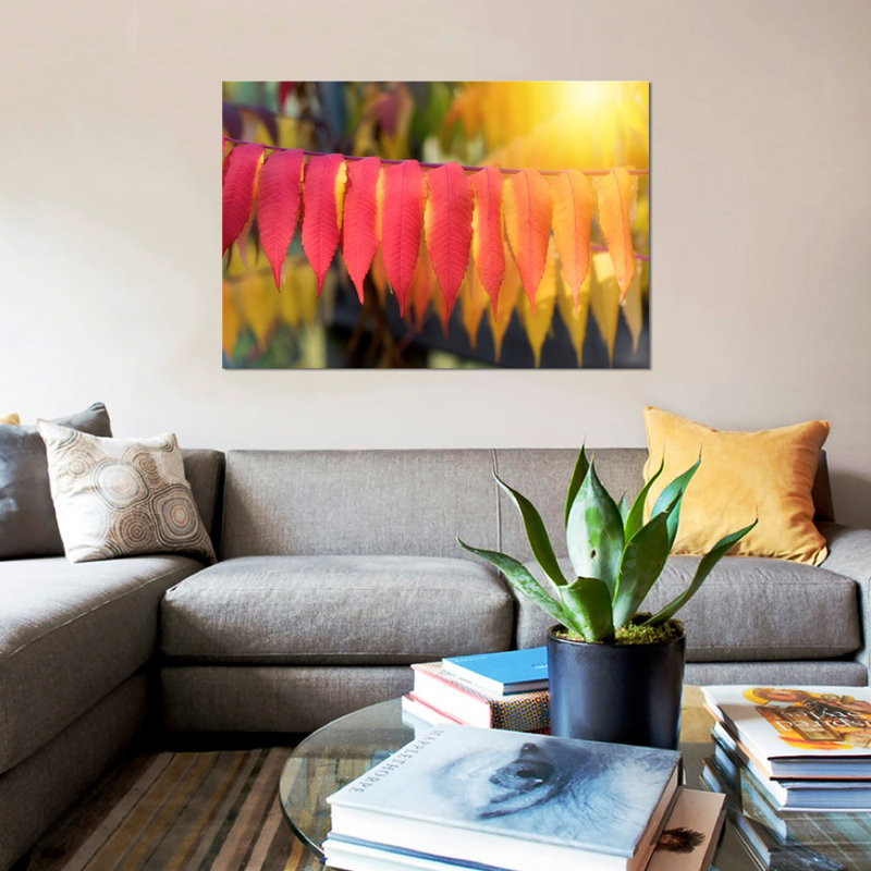 « a sun », reproduction de photo sur toile, H 18 po x l 26 po x P 1,5 po
