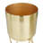 2 Piece Metal Indoor Outdoor Planter with Removable Stand Set-60663450