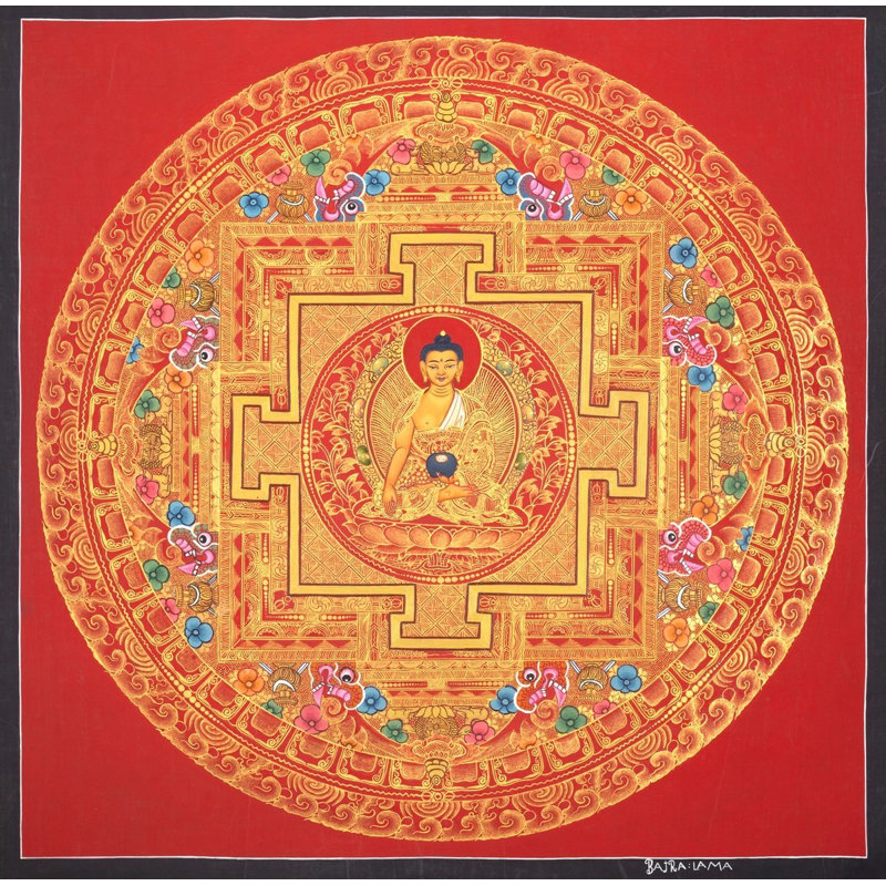 Shakyamuni Mandala (Brocadeless Thangka)