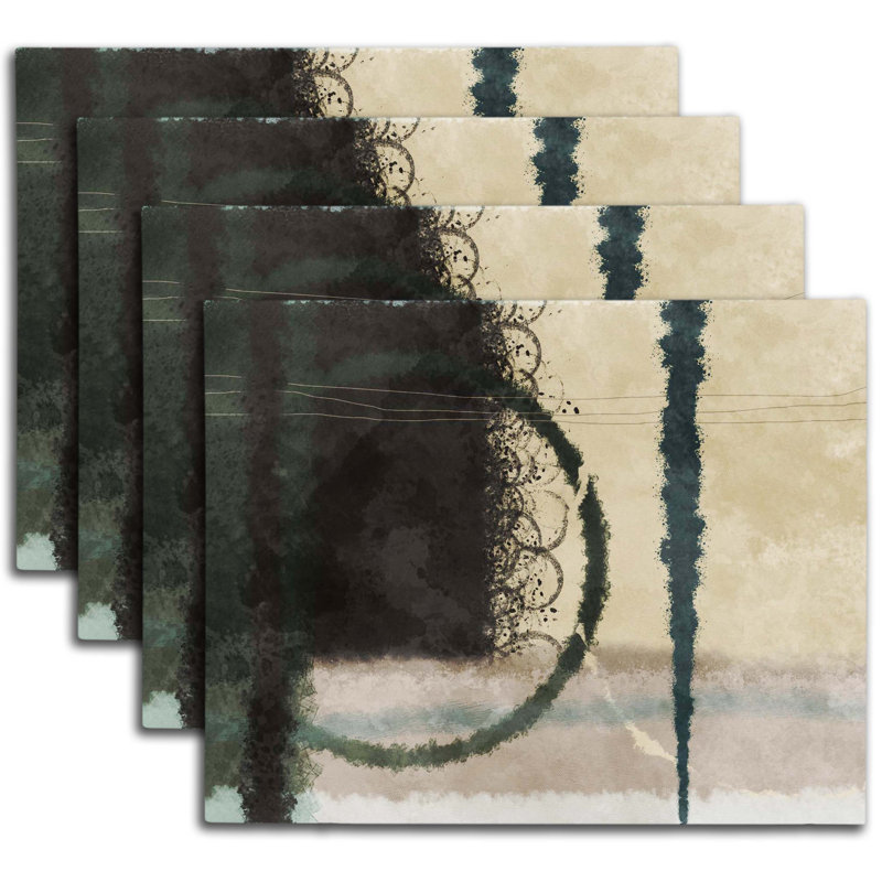 Napperon abstrait en polyester